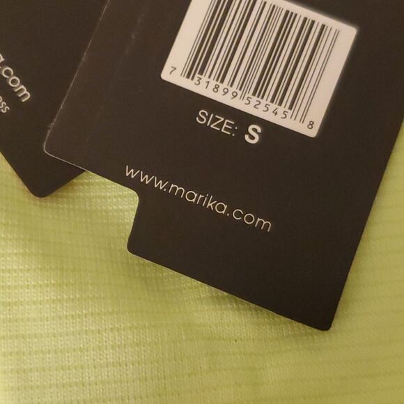 Marika Tek Long Sleeve Running Top Safety Green - Picture 7 of 11